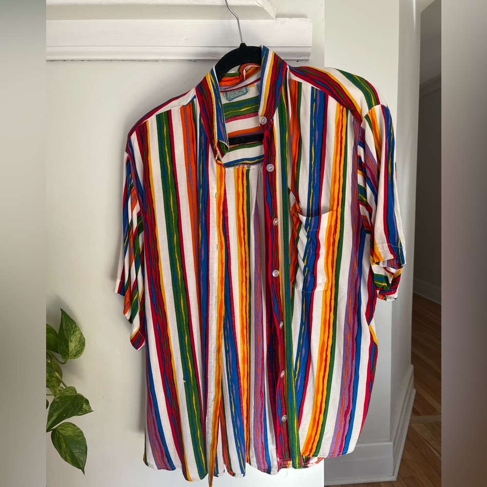 Vintage 90s button up short sleeve